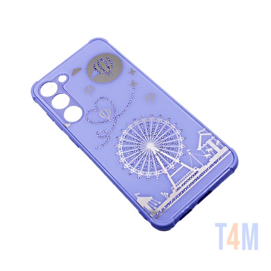 Capa Duro Designer para Samsung Galaxy S23 Plus Roxo